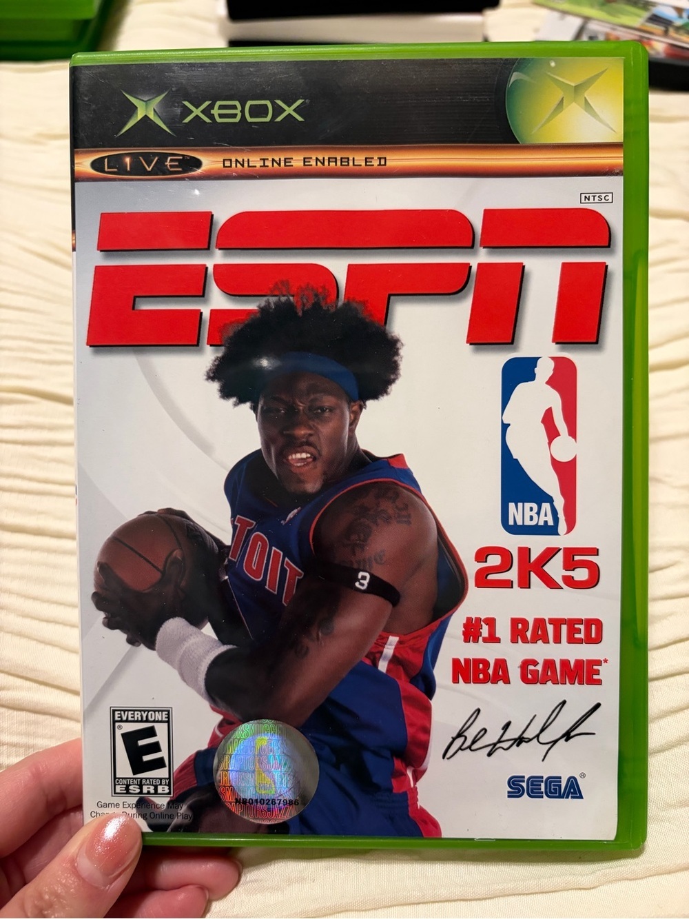 ESPN NBA 2K5 Xbox Complete Sega Basketball Game